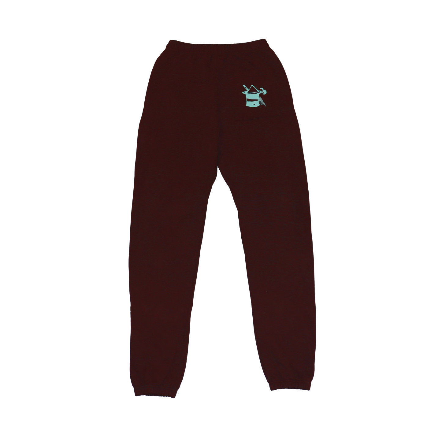 Lounge Sweatpants Brown Back