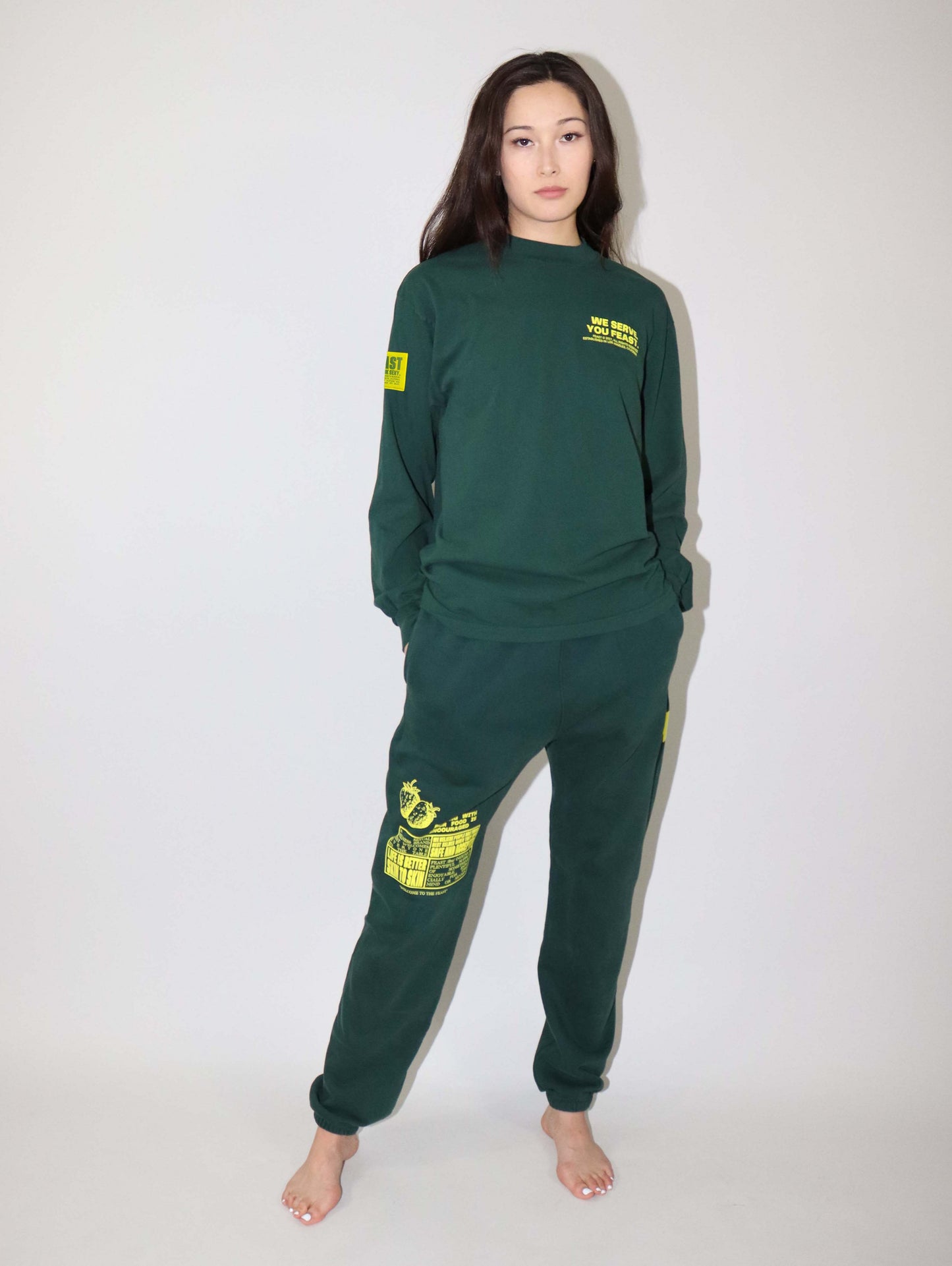 Forest Green Long Sleeve Shirt