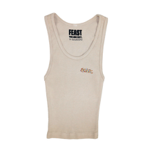 Beige Lounge Wear Tank Front